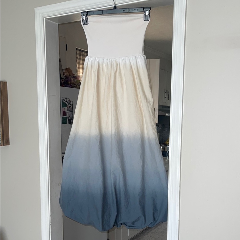 ZARAOmbre Strapless Maxi Dress